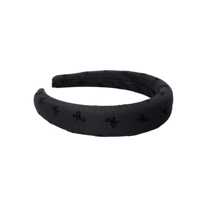 Aksana Bow Headband - Black