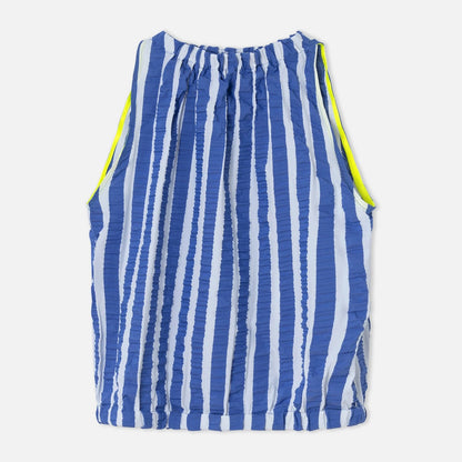 Aloha Top - Blue Stripe