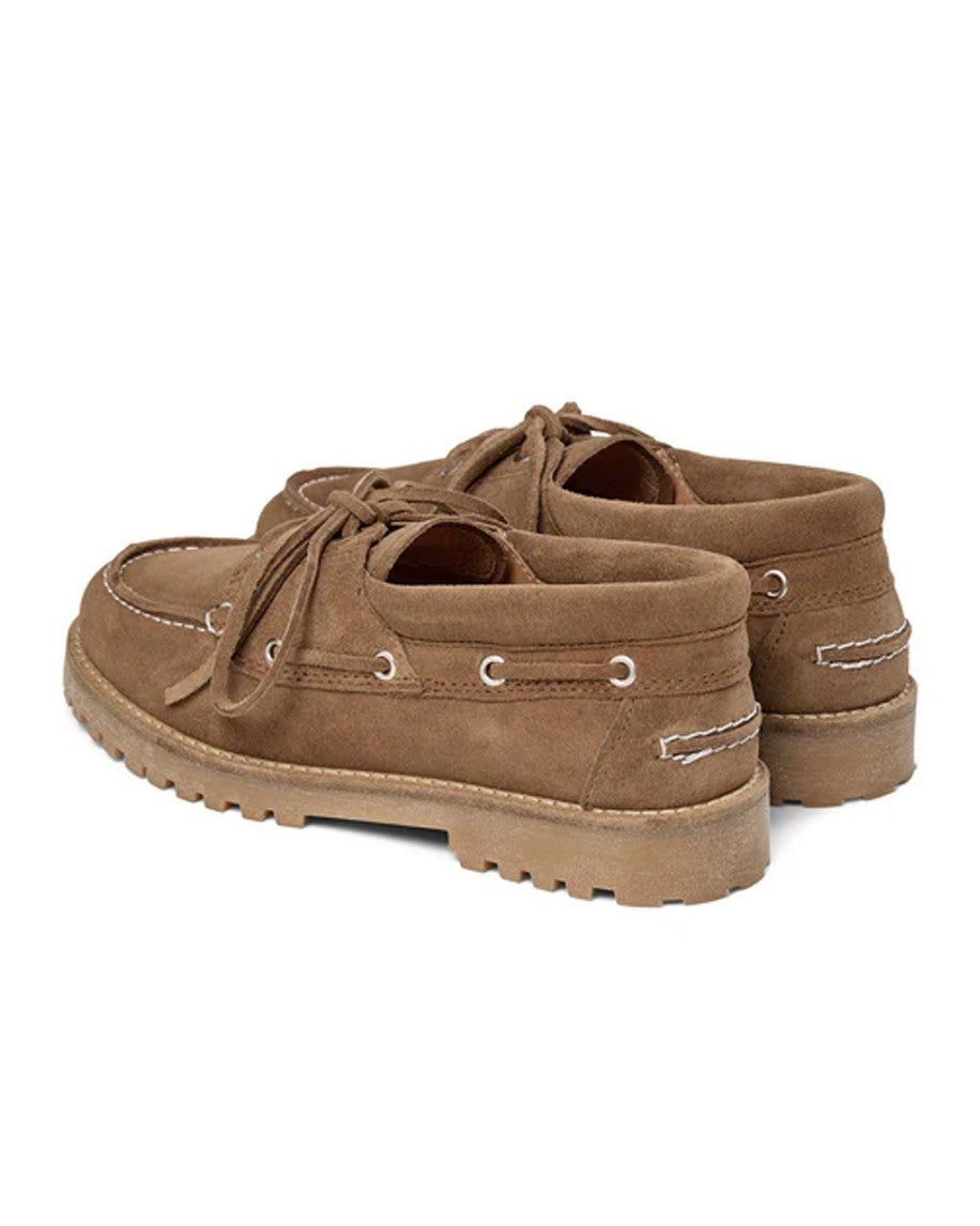 Alvina Suede Loafers - Taupe Suede