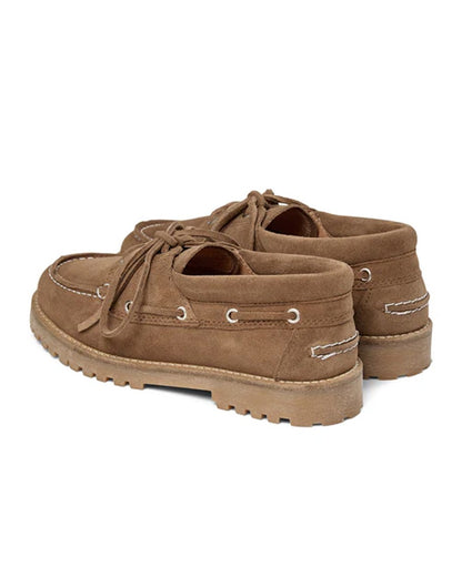 Alvina Suede Loafers - Taupe Suede