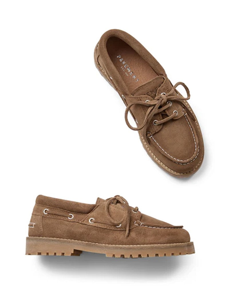 Alvina Suede Loafers - Taupe Suede