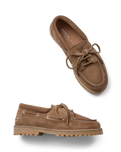 Alvina Suede Loafers - Taupe Suede