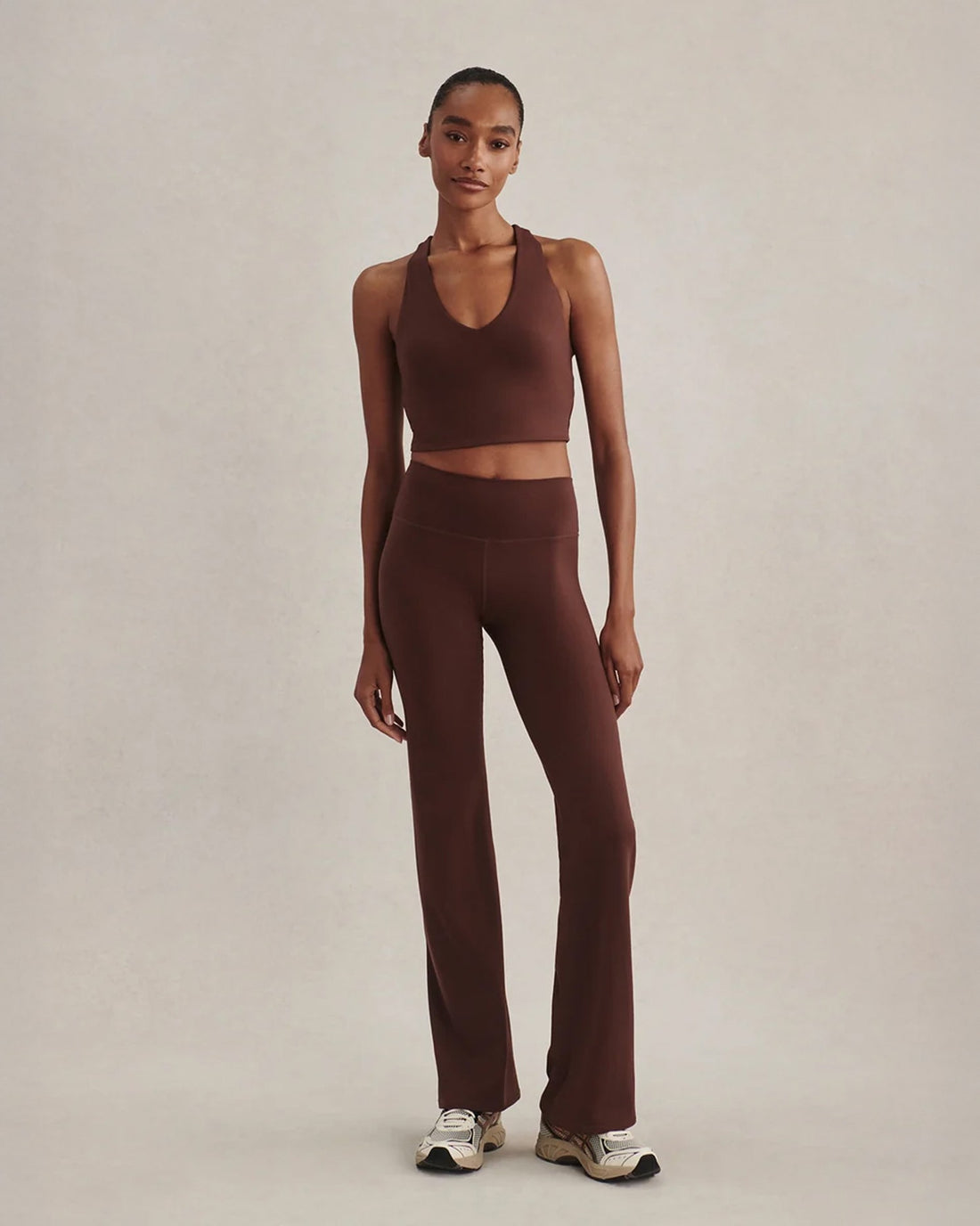 Always Flare Legging 32 - Mahogany