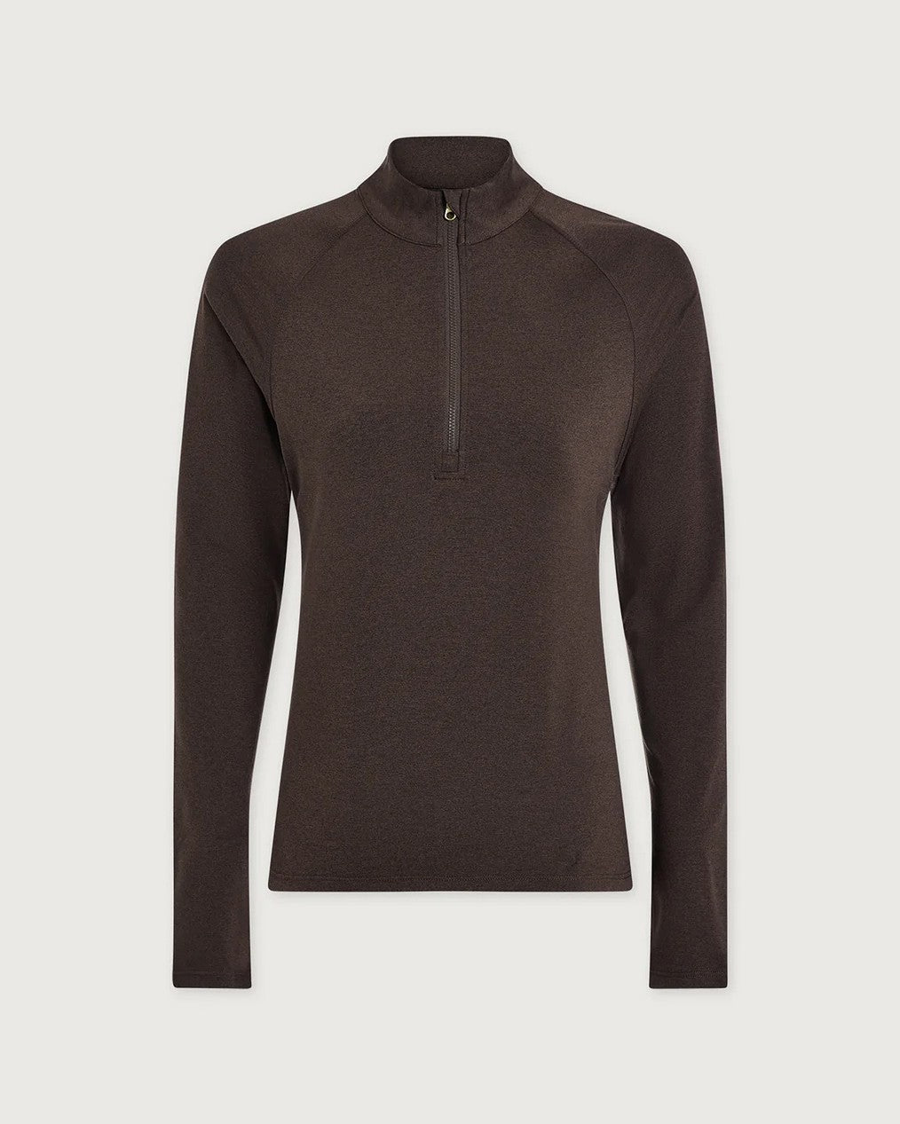 Always Warm Half Zip Baselayer - Deep Chocolate Marl