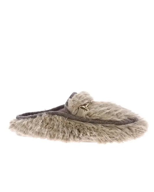 Hairy Slip On - Beige
