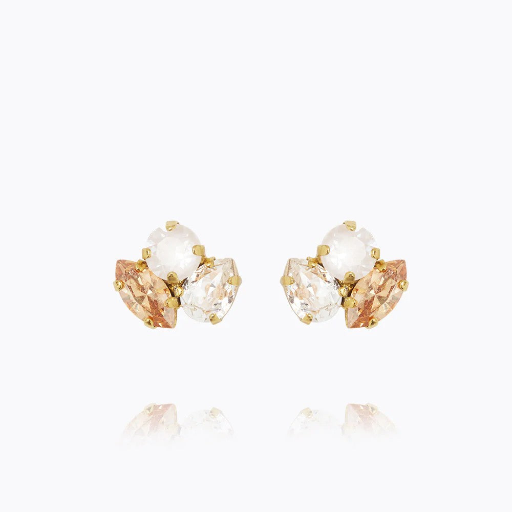 Ana Earrings Gold - Golden Combo