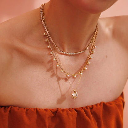 Ana Necklace Gold - Golden Combo
