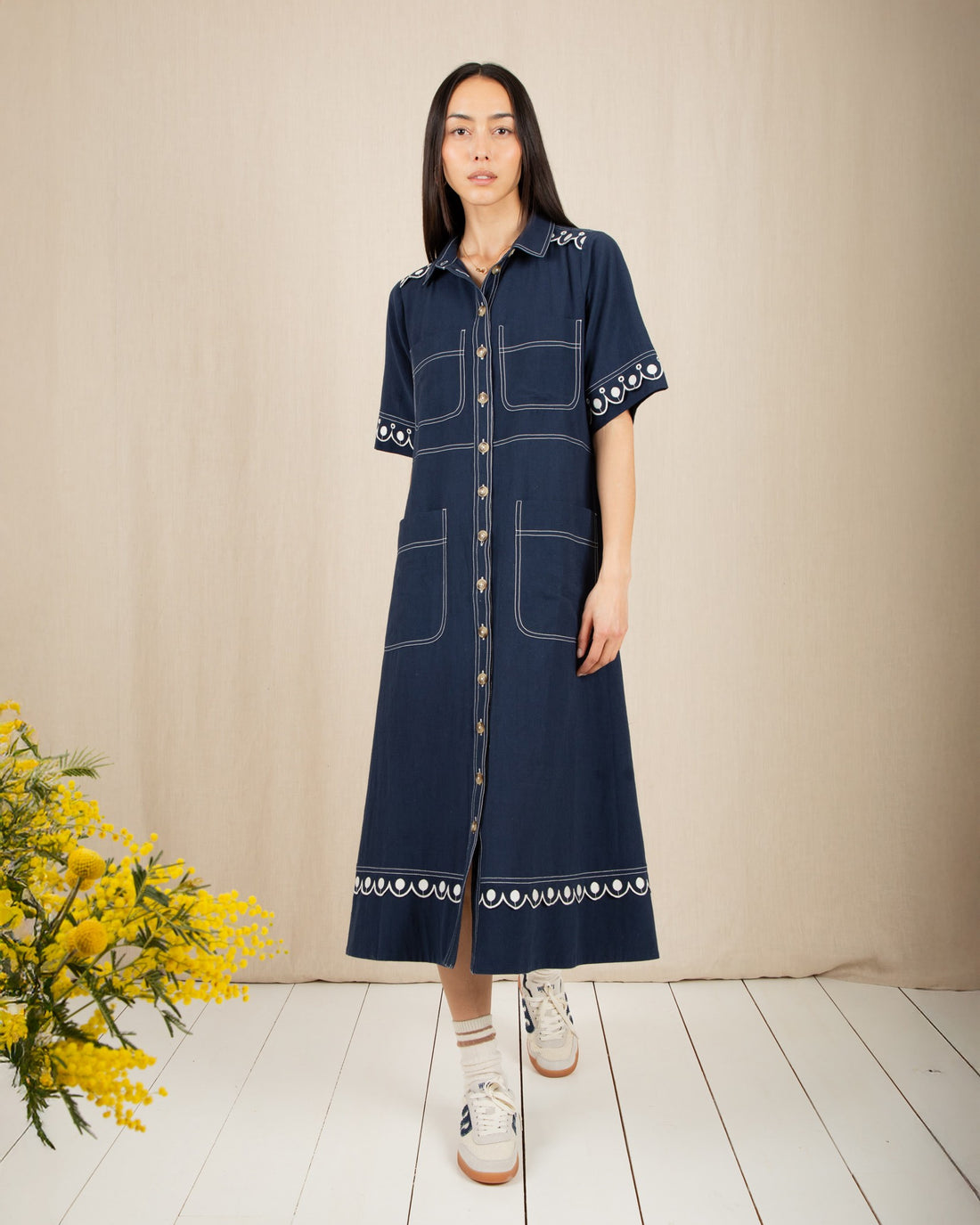Andie Dress - Navy