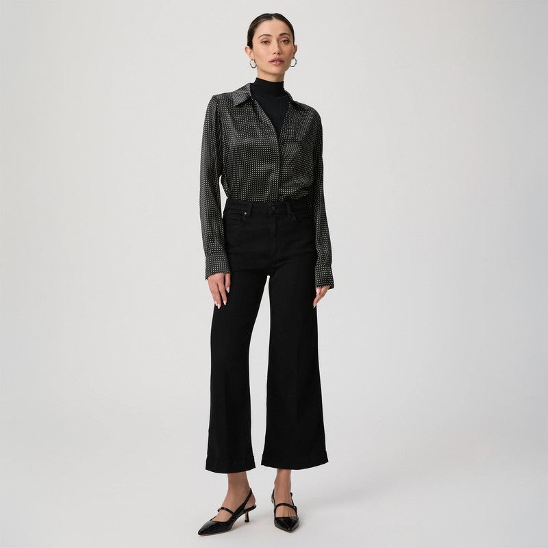 Anessa Ankle Wide Leg - Black Shadow