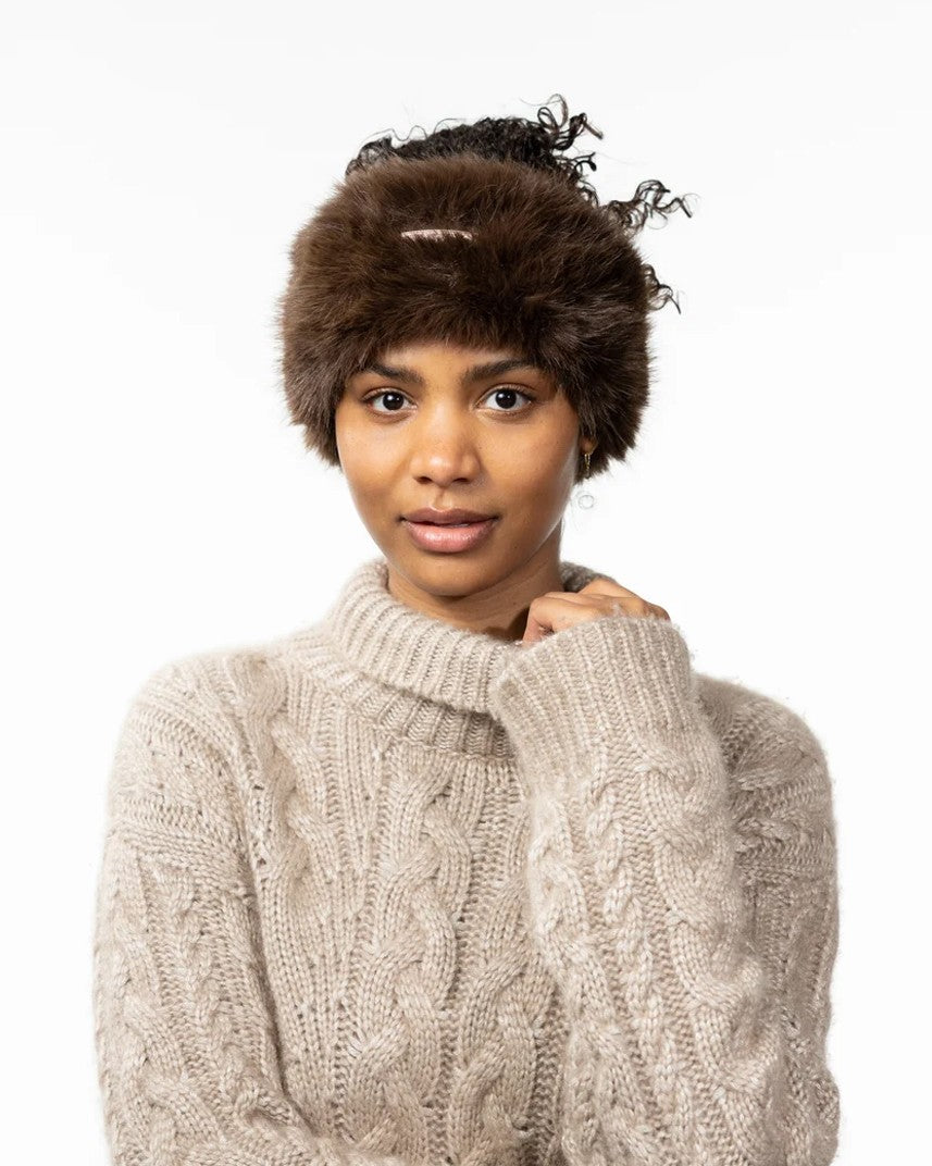 Angeliqa Headband - Dark Brown