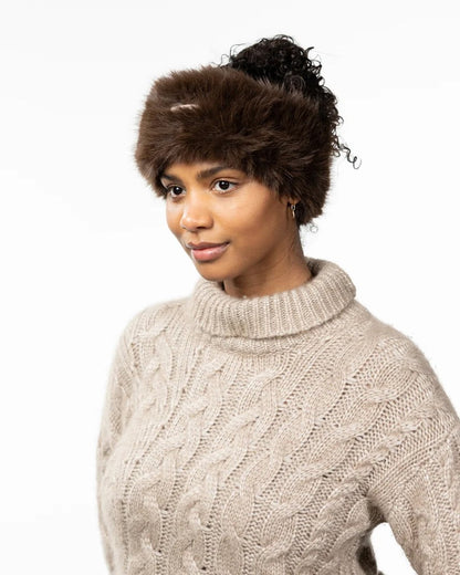 Angeliqa Headband - Dark Brown