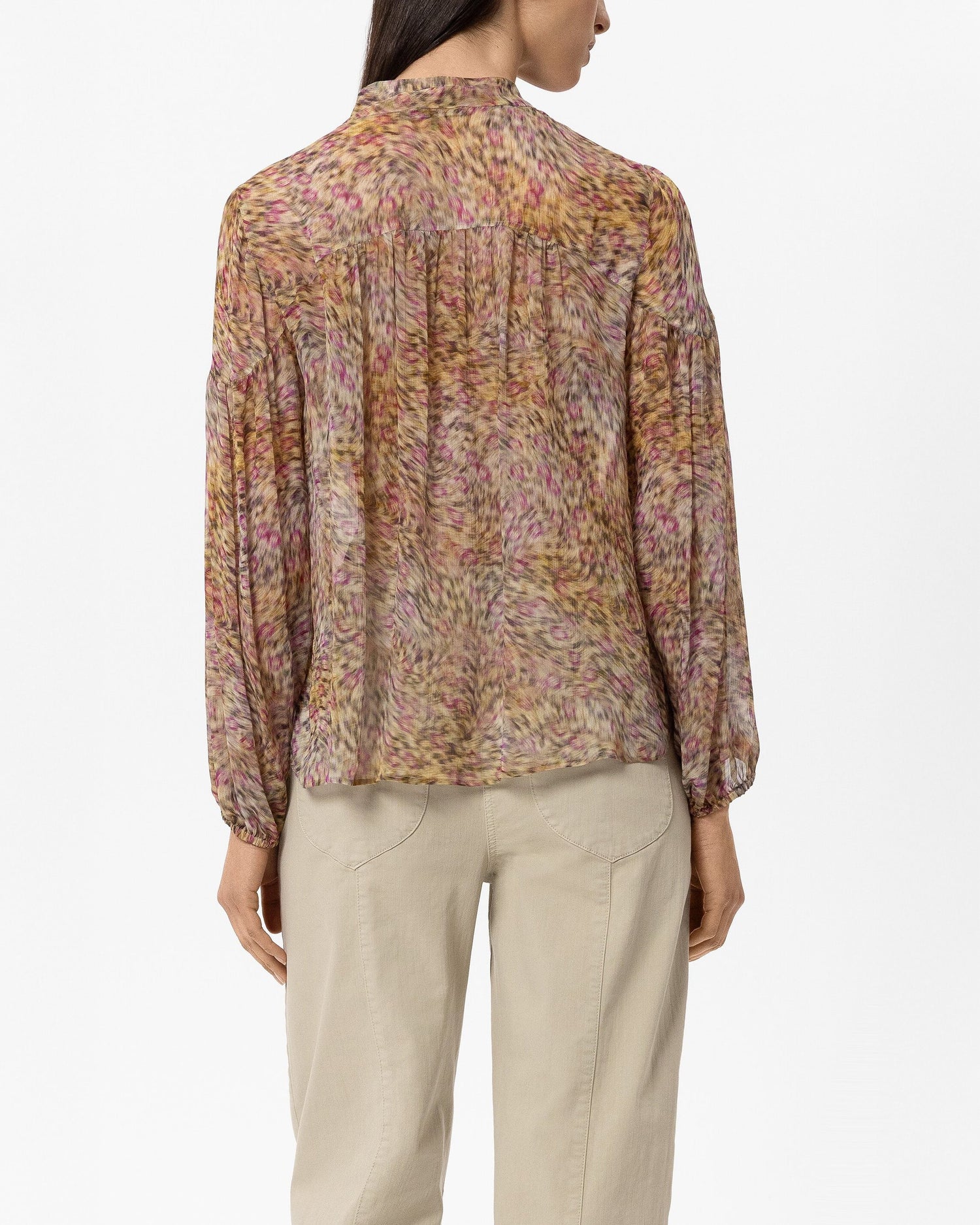 Animal Print Blouse - Multi