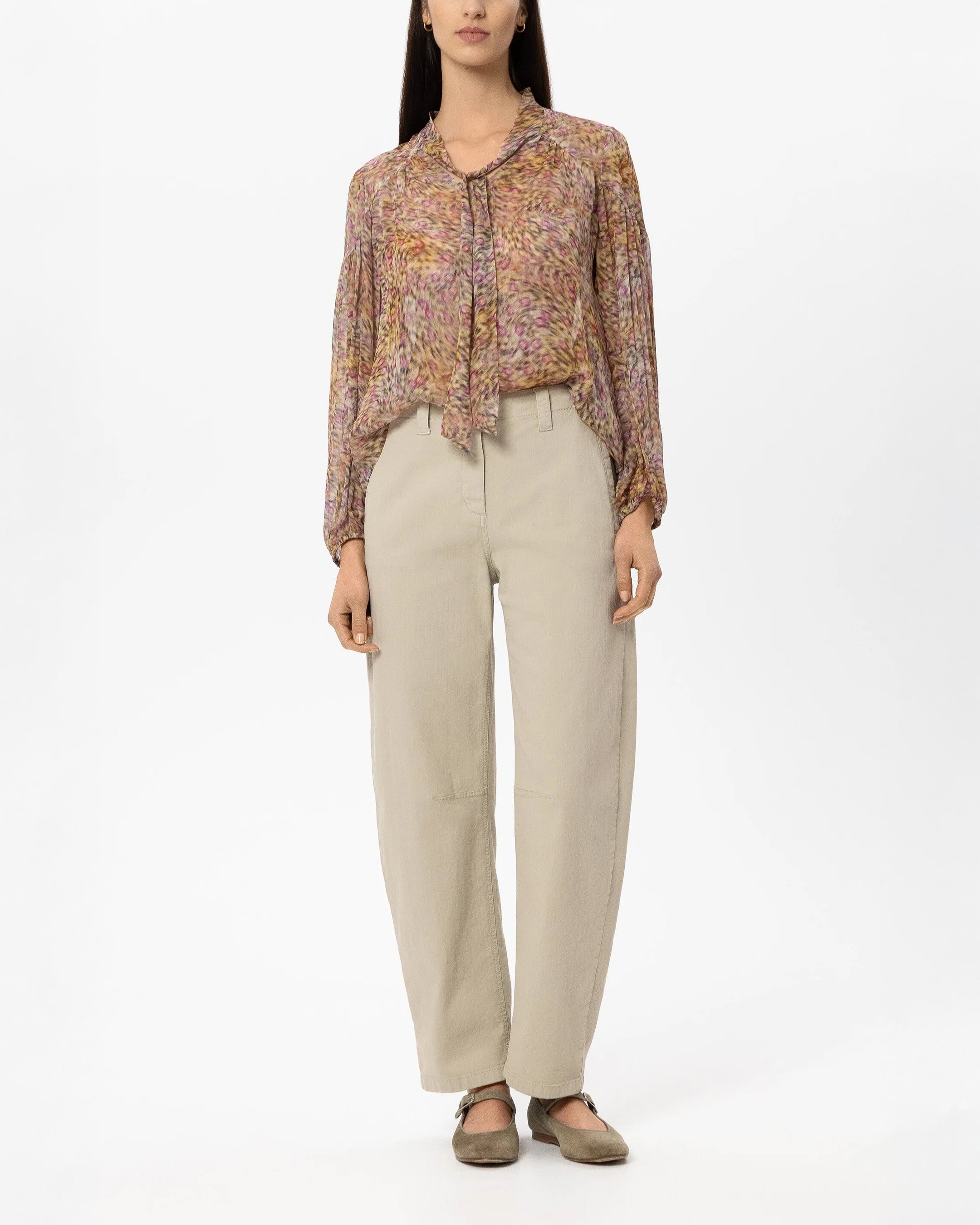 Animal Print Blouse - Multi