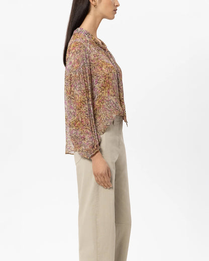 Animal Print Blouse - Multi
