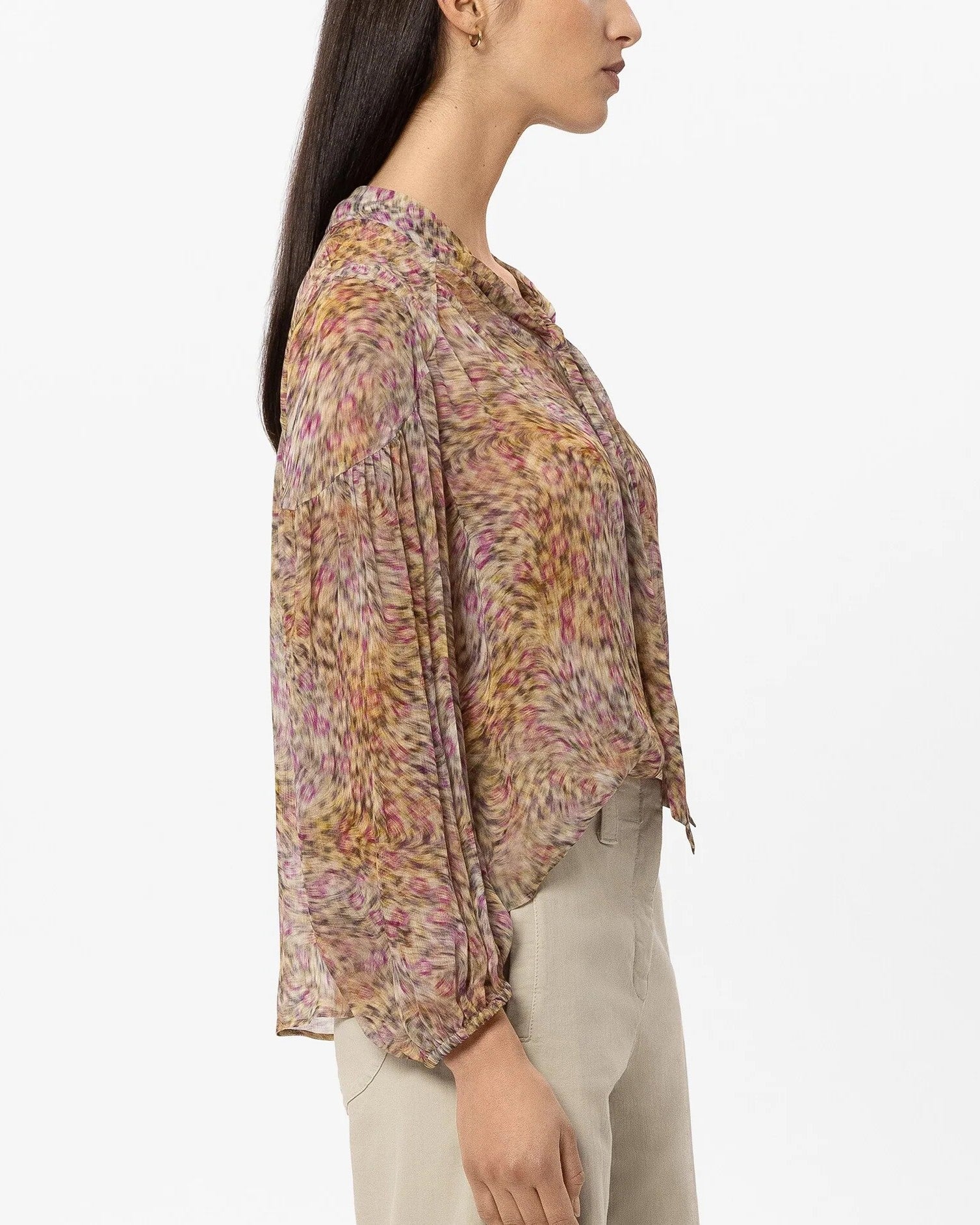 Animal Print Blouse - Multi