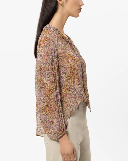 Animal Print Blouse - Multi