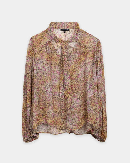 Animal Print Blouse - Multi
