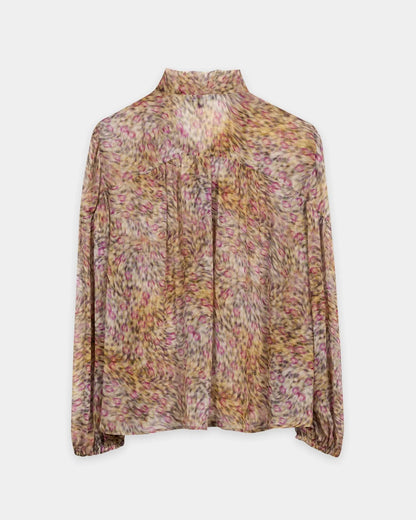 Animal Print Blouse - Multi