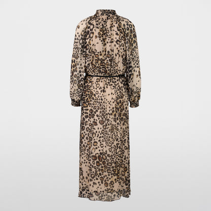 Animal Print Dress - Soft Cappuccino