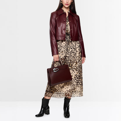 Animal Print Dress - Soft Cappuccino