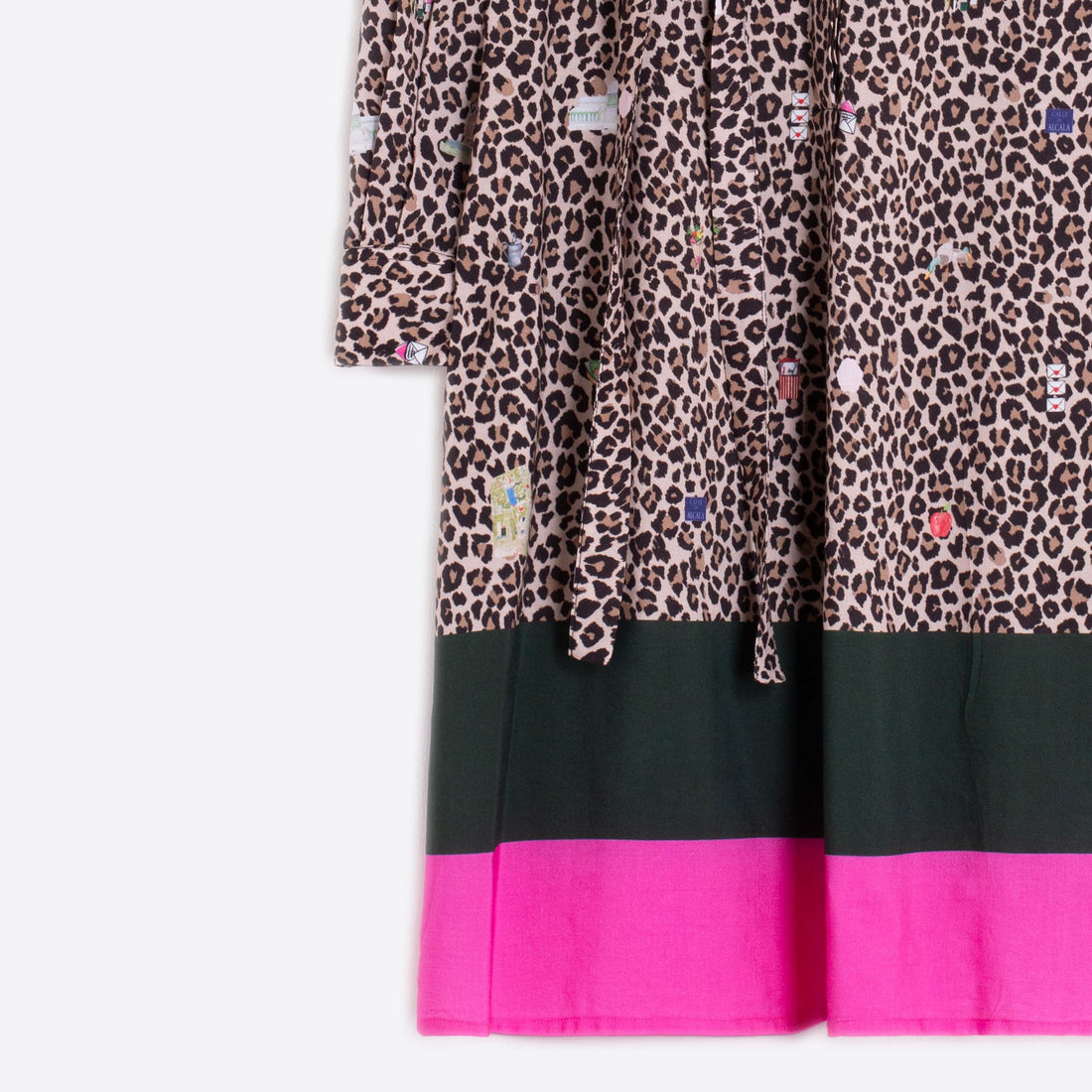 Animal Shirt Dress - Animal