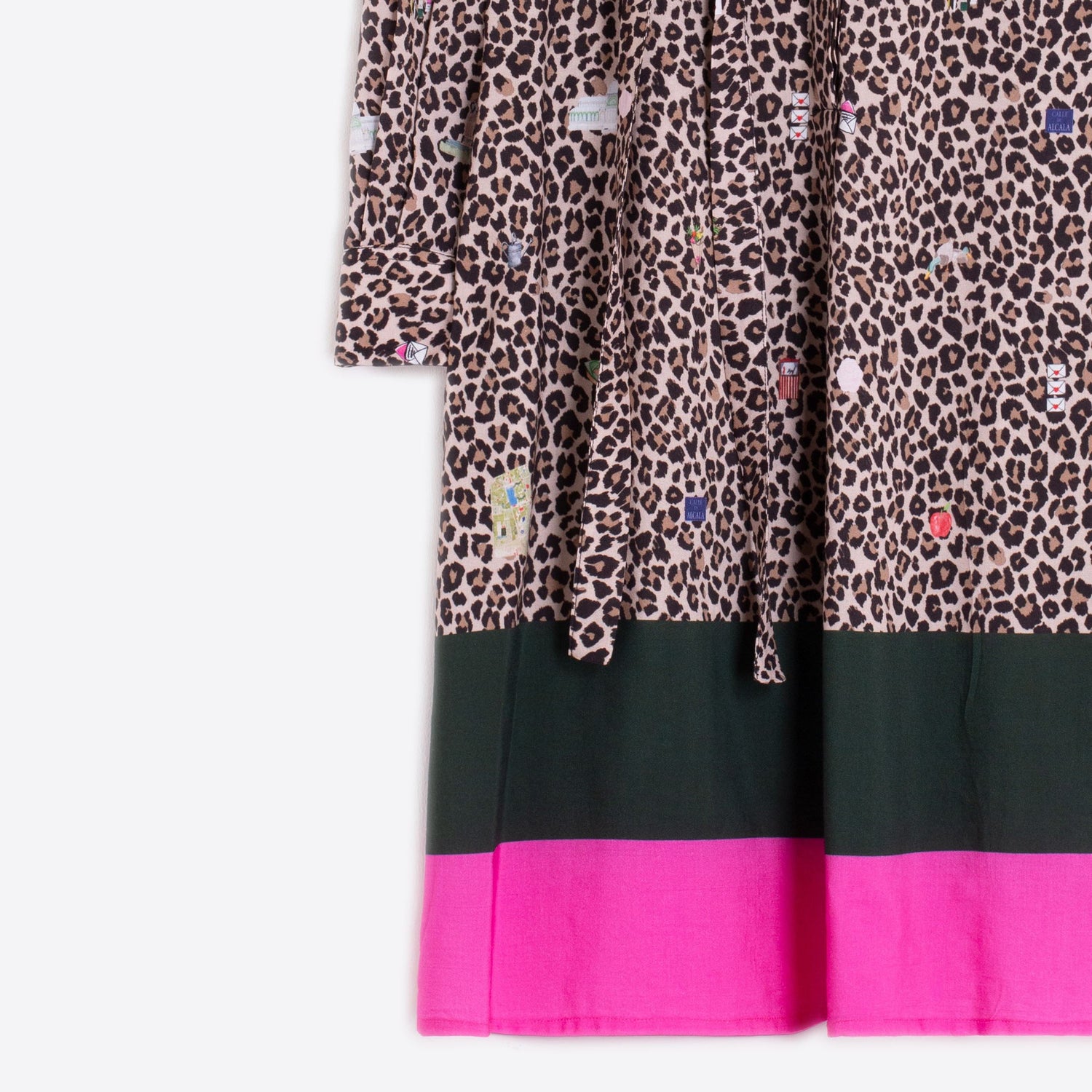Animal Shirt Dress - Animal