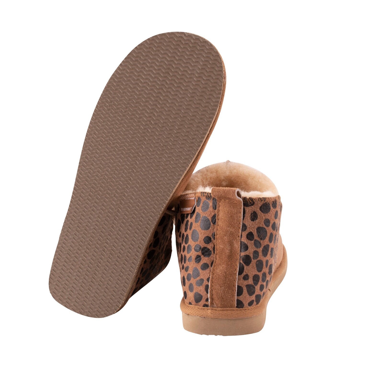 Annie Slippers - Leopard/Chestnut