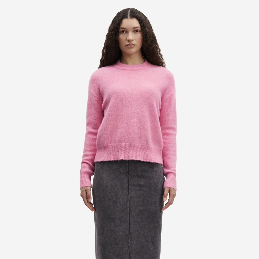 Anour O-Neck Jumper - Orchid Smoke