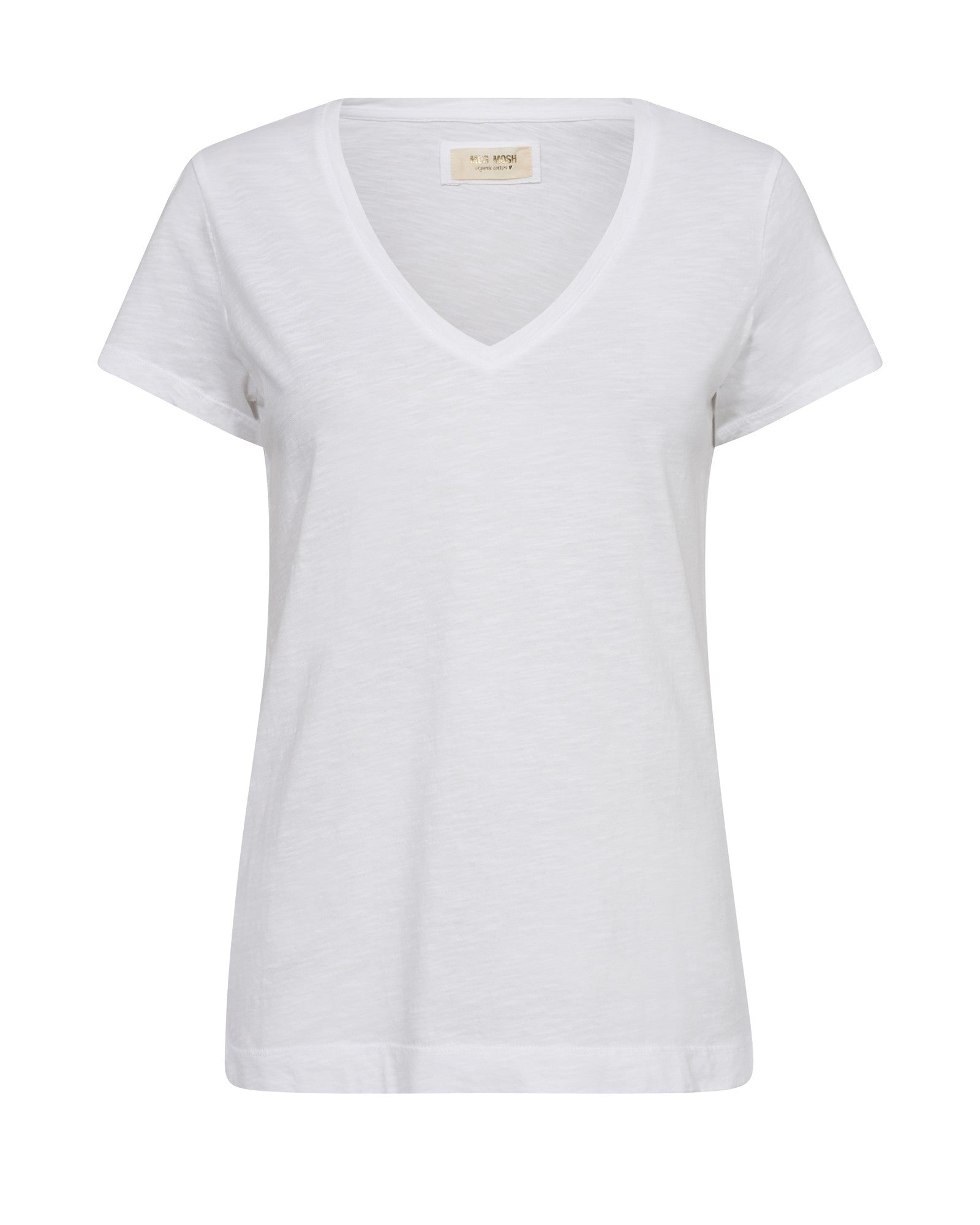 Arden Organic V-Ss Tee - White