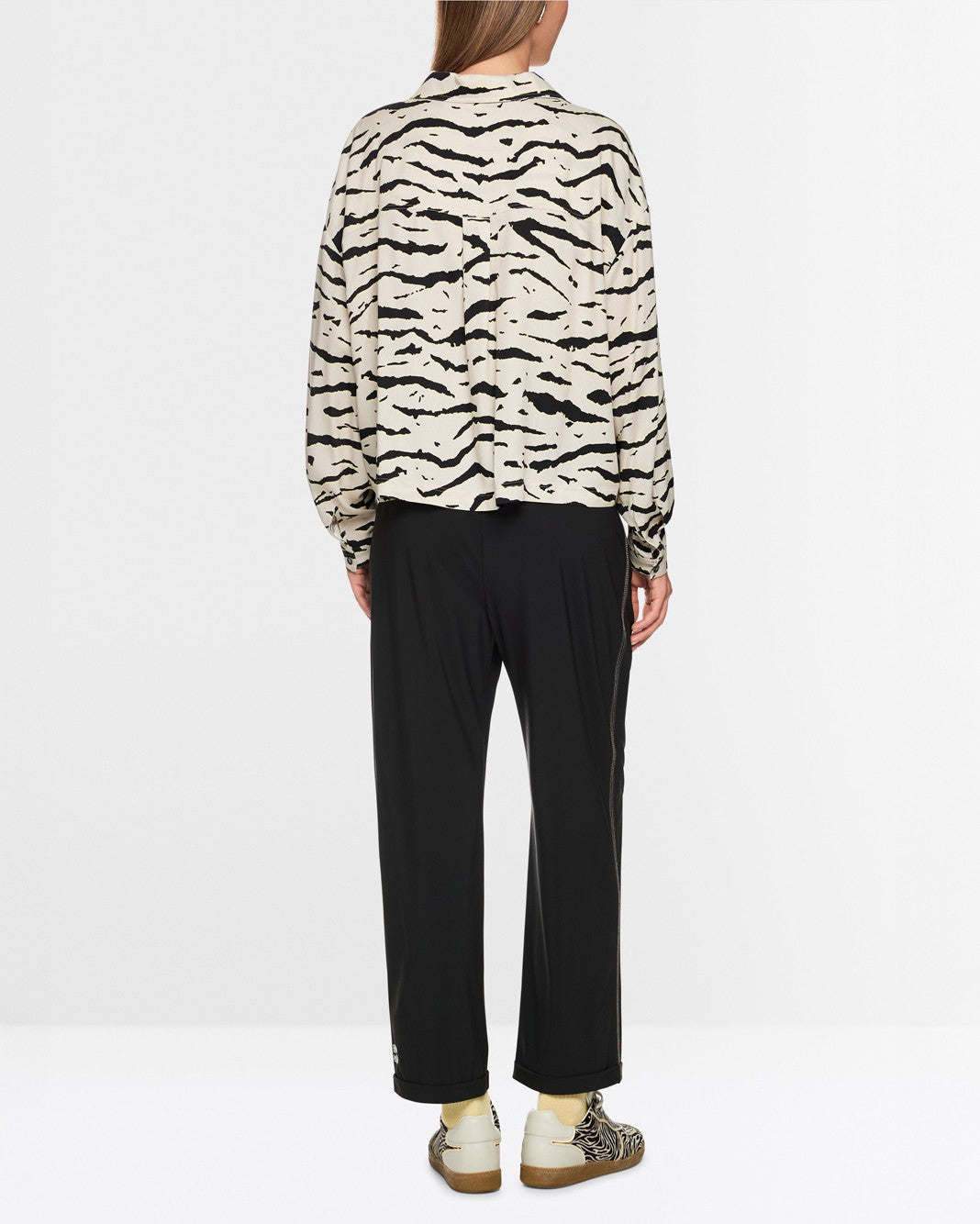 Black Relaxed Trouser - Black