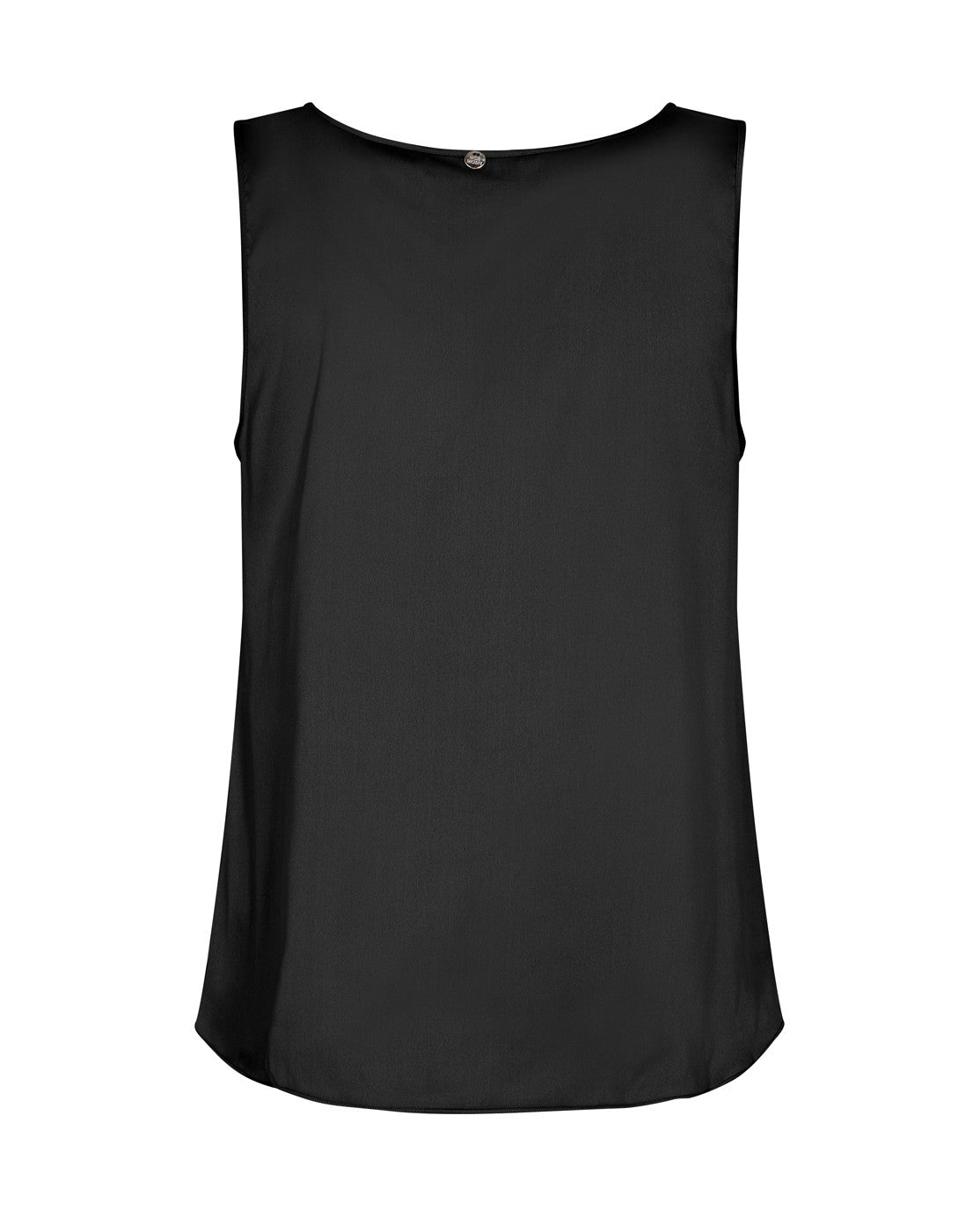 Astrid Silk Tank Top - Black