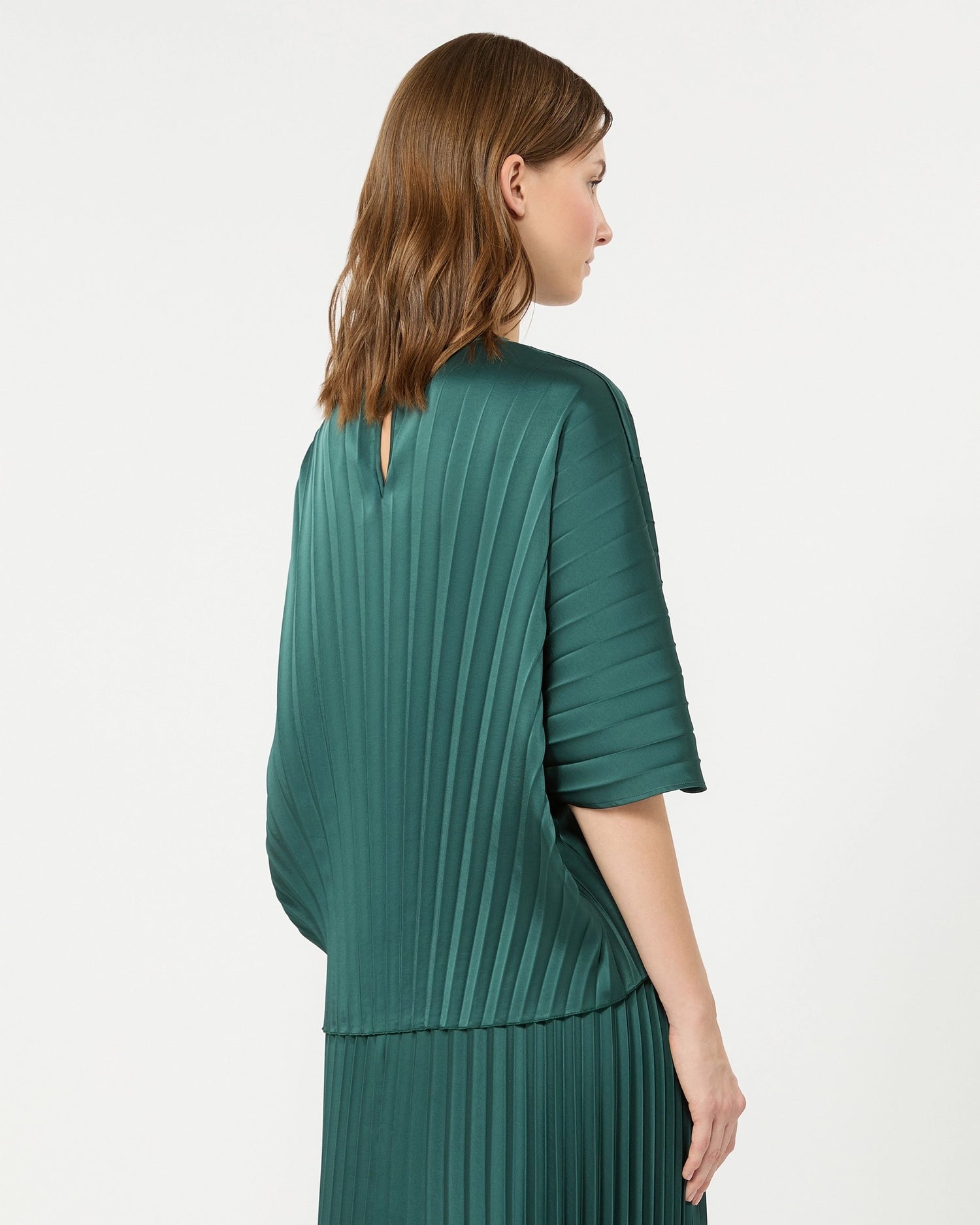 Daureo Pleated Top - Green