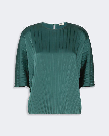 Daureo Pleated Top - Green