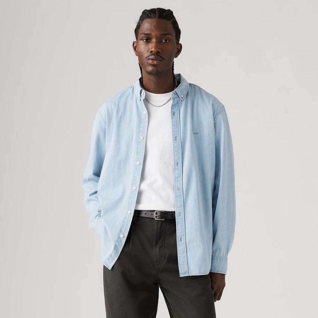 Authentic Button Down Shirt - Andre Light Wash