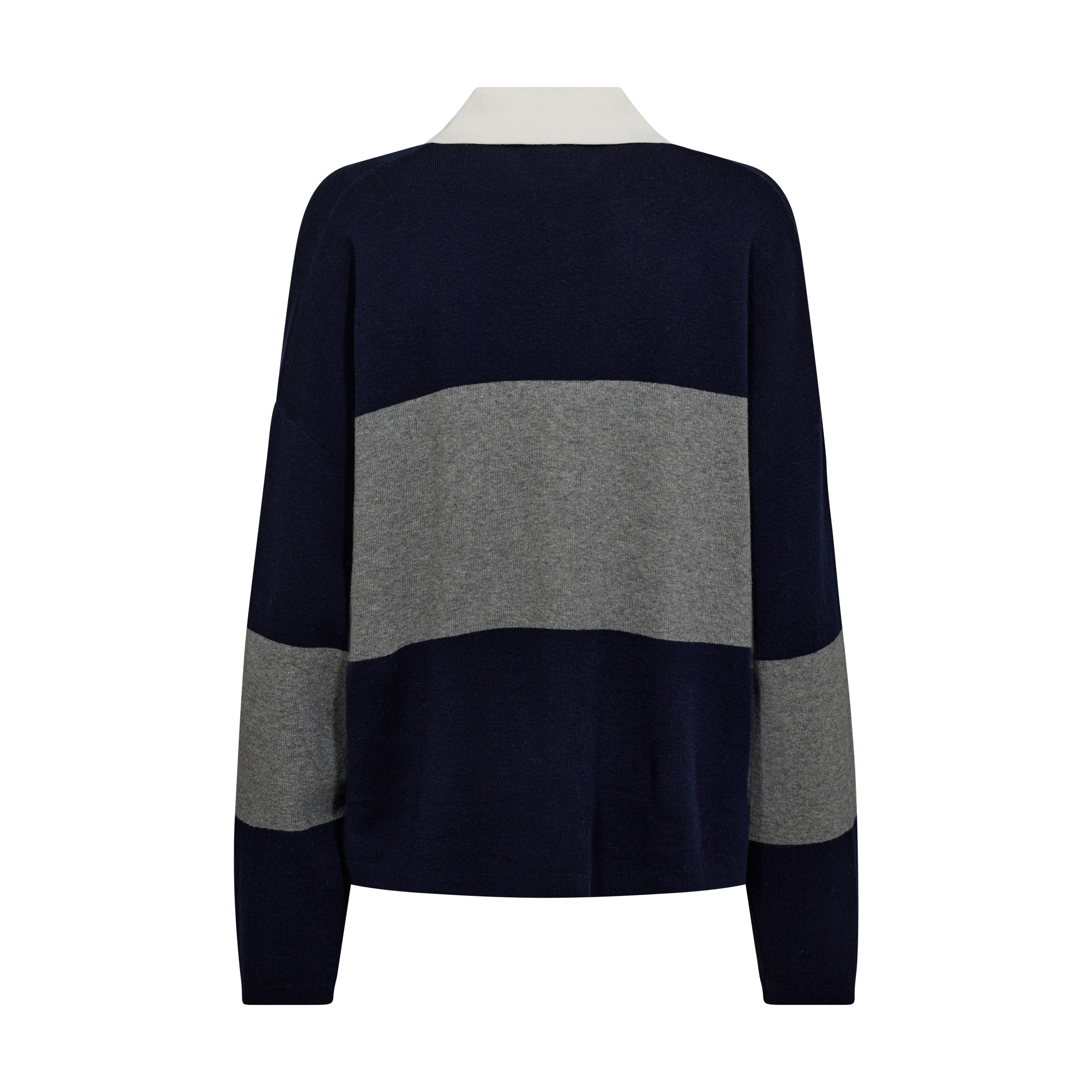Wylie Tani Bold Stripe Knit - Maritime Blue