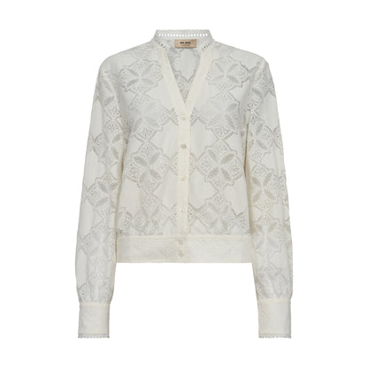 Monia Yen Lace Shirt - Ecru