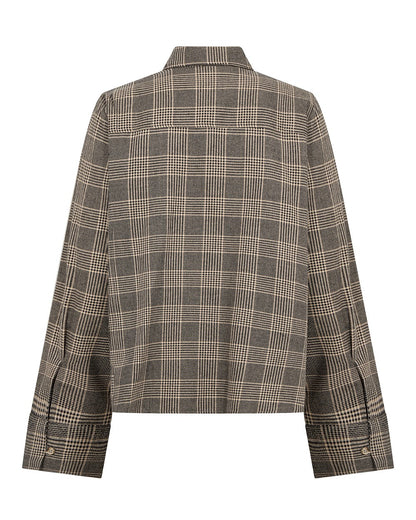 Ayen Princ Check Shirt - Black