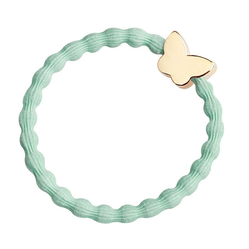 Gold Butterfly Hairband - Mint