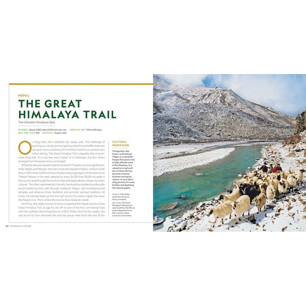 100 Hikes Of A Lifetime (National Geographic)