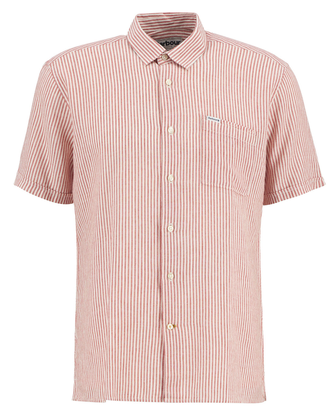 Deerpark Striped Summer Fit Shirt - Red