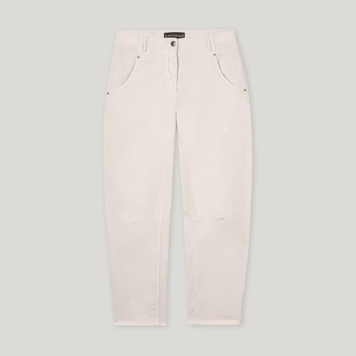Barrel Trouser - Cream