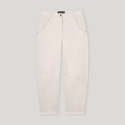 Barrel Trouser - Cream