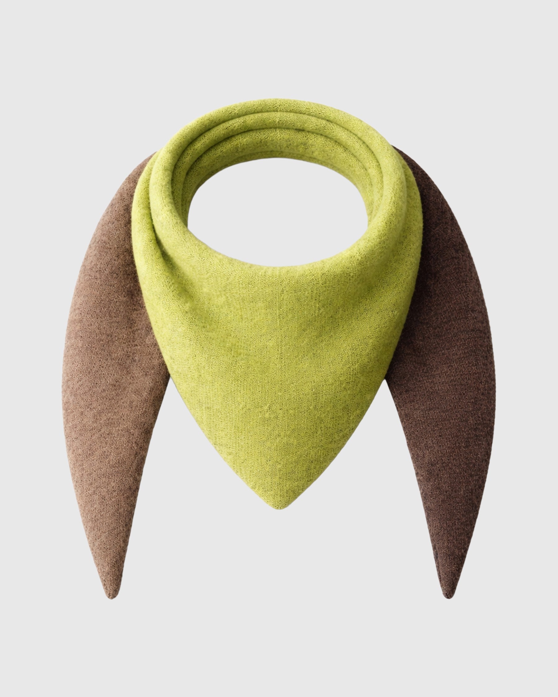 Bassidy Triangle Scarf - Acid Lime