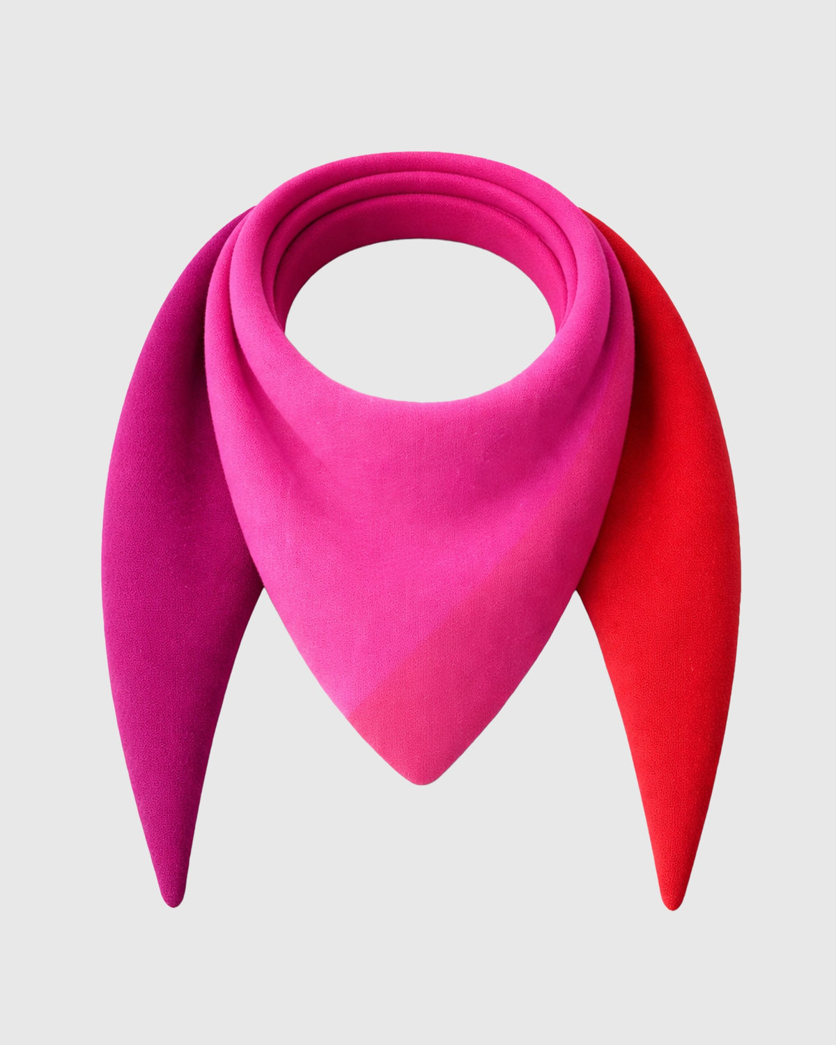 Bassidy Triangle Scarf - Fuchsia