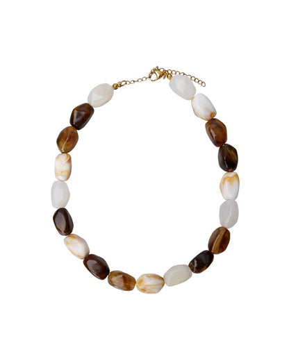 Lyon Necklace - Brown Multi