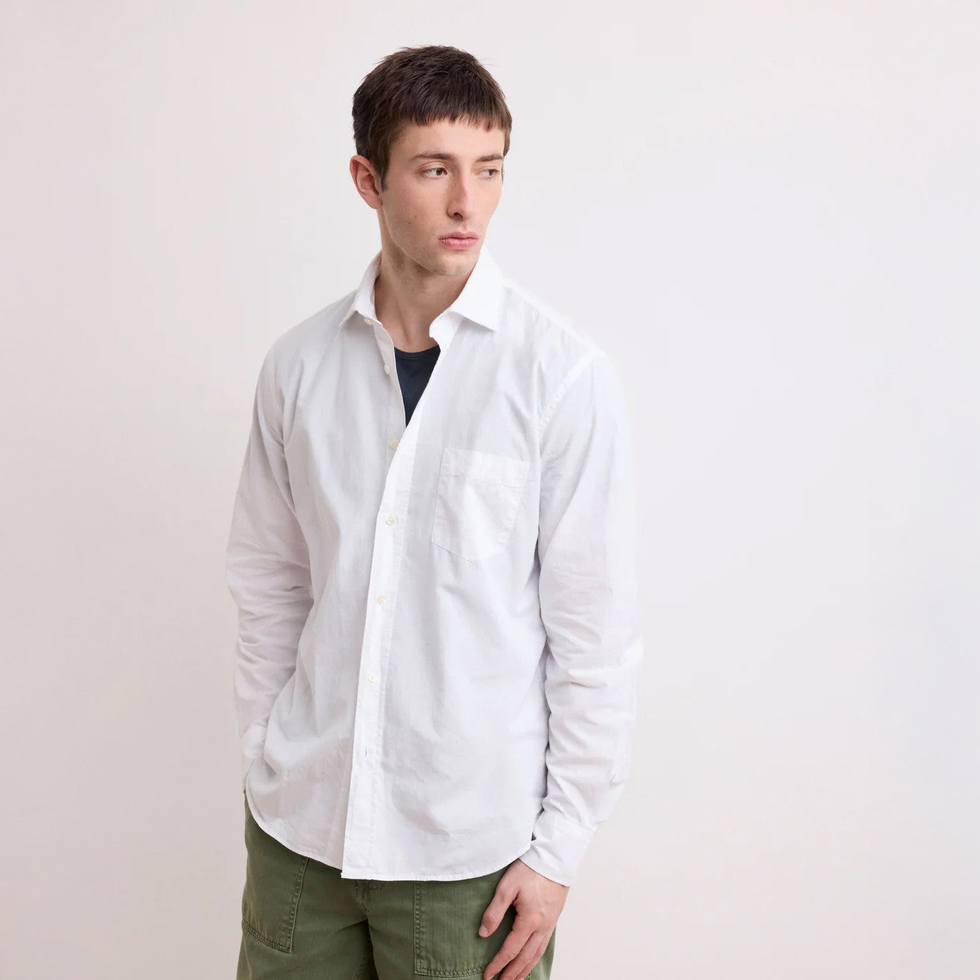 Paul 100% Linen Shirt - White