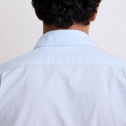 Paul 100% Linen Shirt - Pale Blue