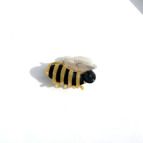 Hand-Painted Bee Claw Hair Clip - Bee