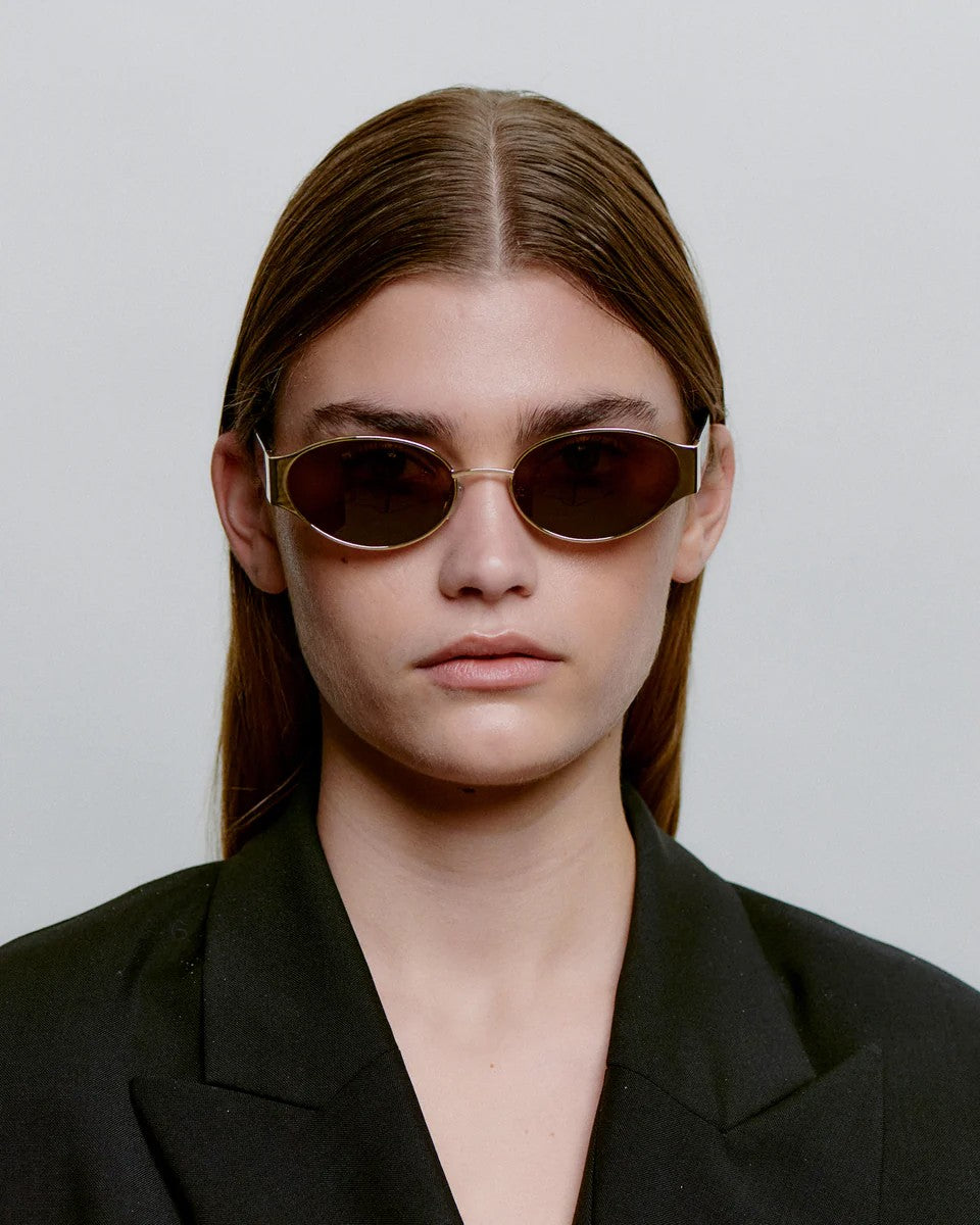 Bella Sunglasses - Gold Demi Tortoise