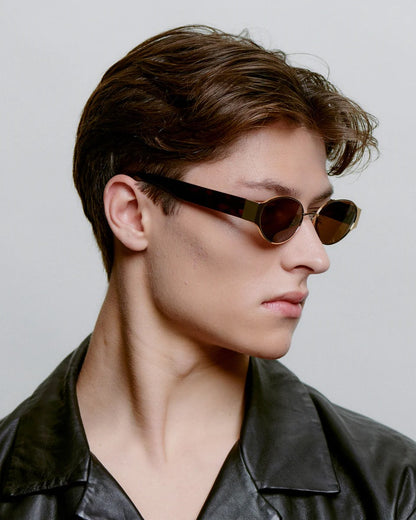 Bella Sunglasses - Gold Demi Tortoise